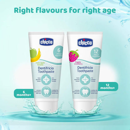 Chicco Toothpaste: Apple & Banana, 50 ml