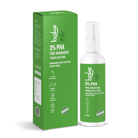 BAKE 3% Pha Toner With Gluconolactone & Niacinamide For Minimising & Tightening Open Pores