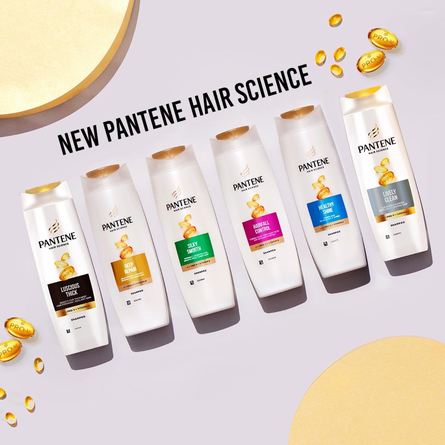 Pantene Advanced Haircare Solution, Lively Clean Shampoo for Women, 400ML