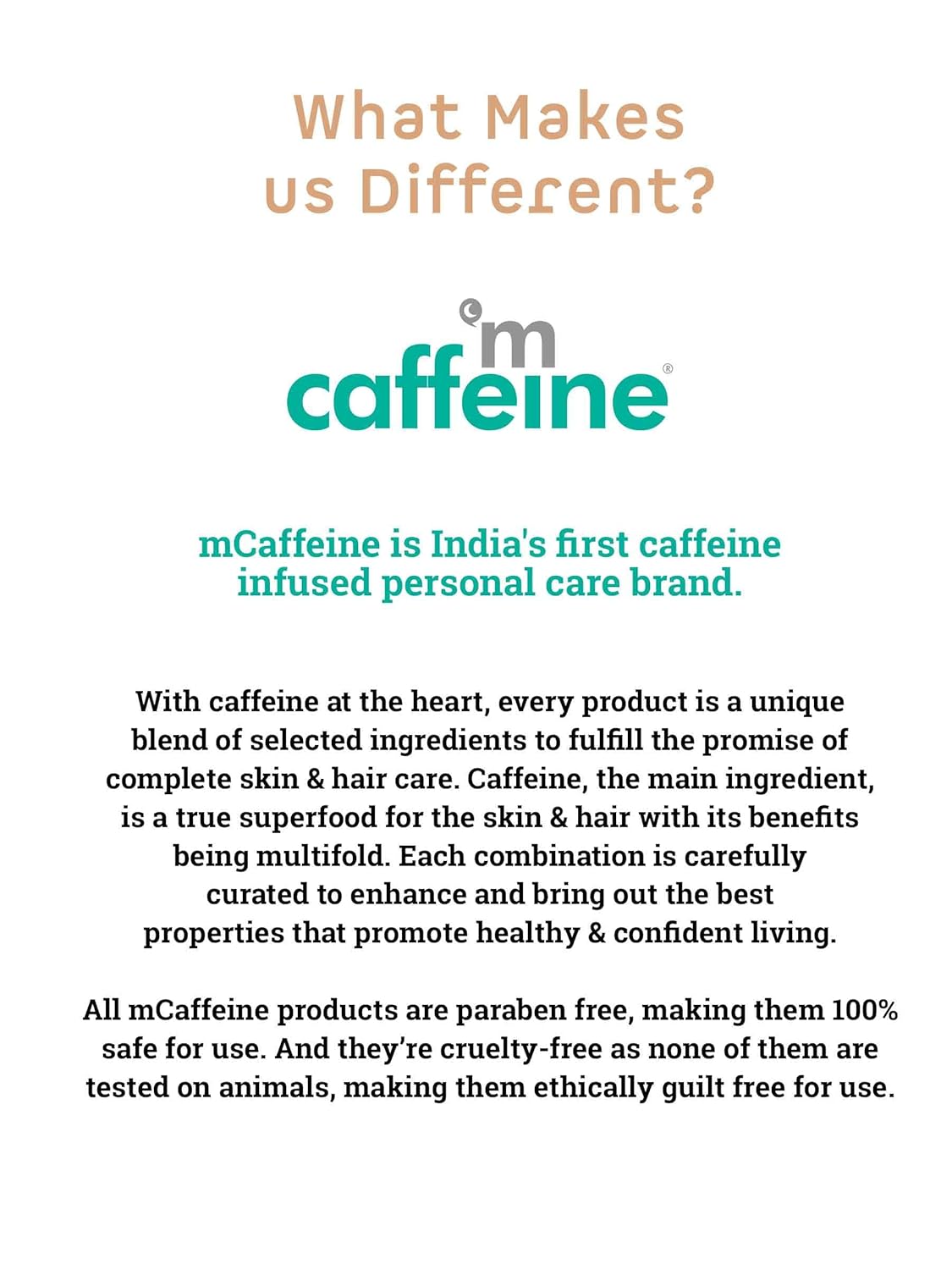 mCaffeine Sulfate Free Shampoo: Coffee, Protein & Argan Oil, 250 ml
