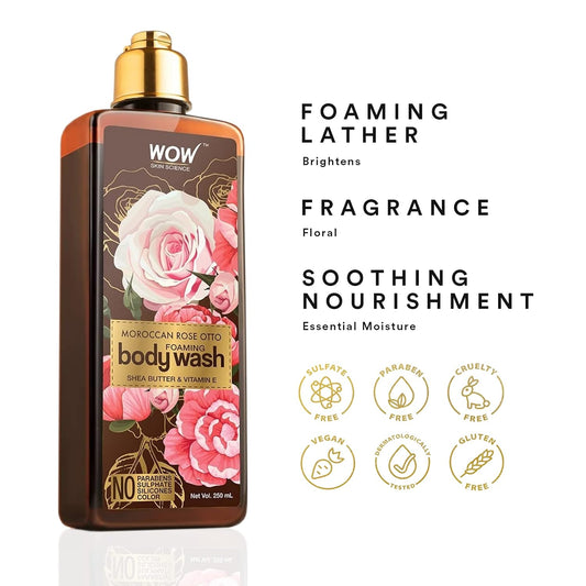 WOW Moroccan Rose Otto Body Wash: 250 ml