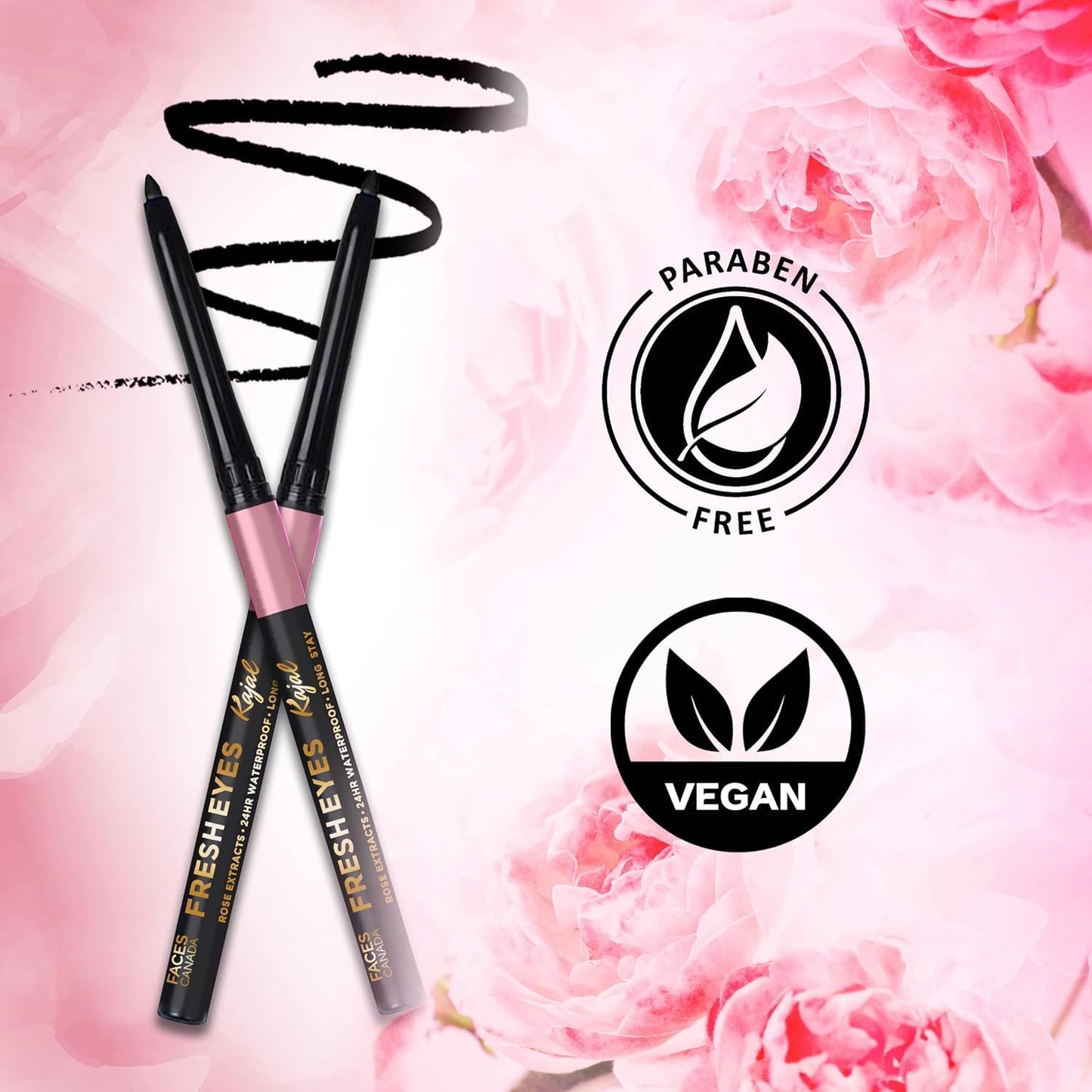 Fresh Eyes Eyeliner Pencil: Black, 0.35 g
