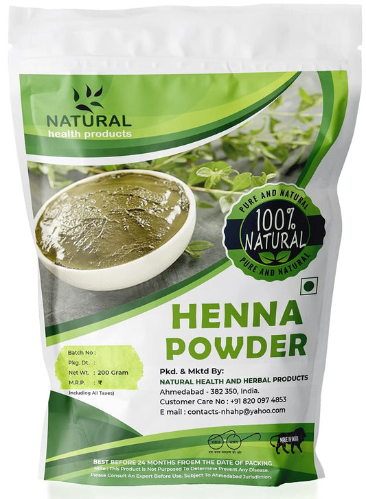 Natural Health Products100% Natural Organically Cultivated Herbal Henna Powder Specially f