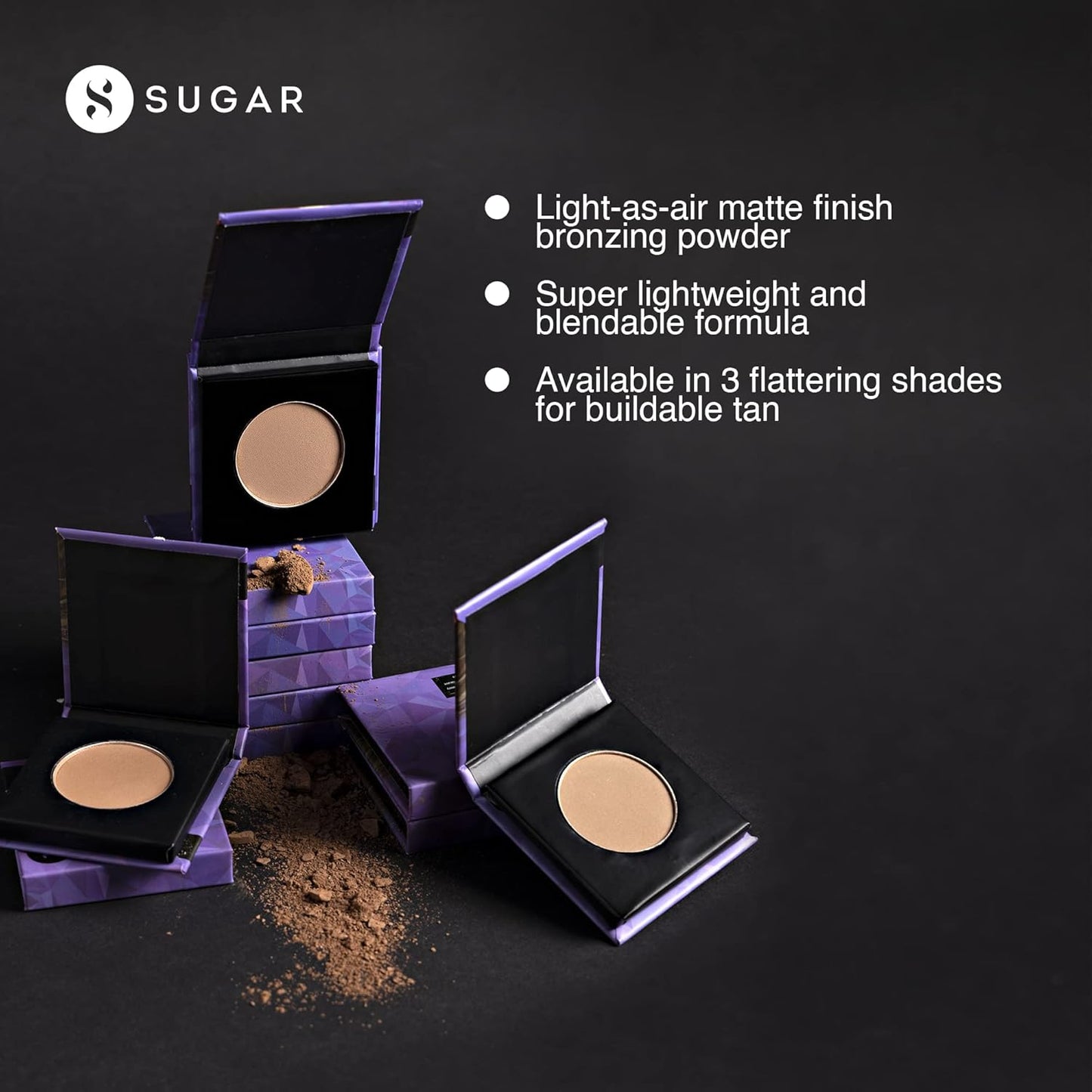 SUGAR Cosmetics Contour De Force Mini Bronzer: 02 Woody Wonder