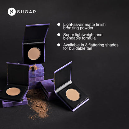 SUGAR Cosmetics Contour De Force Mini Bronzer: 02 Woody Wonder
