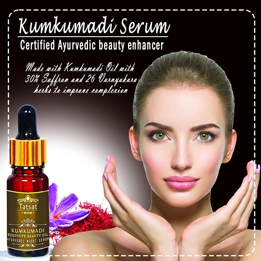 TATSAT Ayurvedic Kumkumadi Face Serum: 10 ml