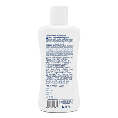 Chicco Baby Moments Body Lotion: 200 ml