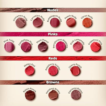 Mamaearth Moisture Matte Longstay Lipstick With Avocado Oil & Vitamin E -03 Candyfloss Pink - 2 G