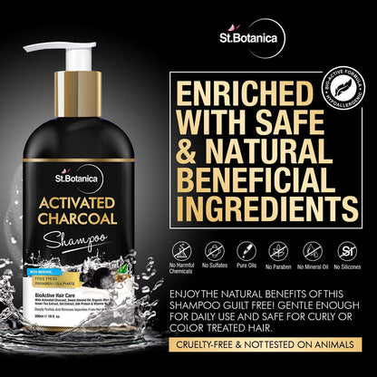 StBotanica Activated Charcoal Hair Shampoo: 300 ml