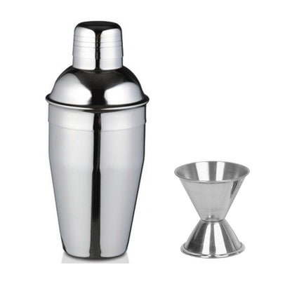 iKonbi Stainless Steel 2 Piece Bar Set Large - Delux Cocktail Shaker 750 mland peg
