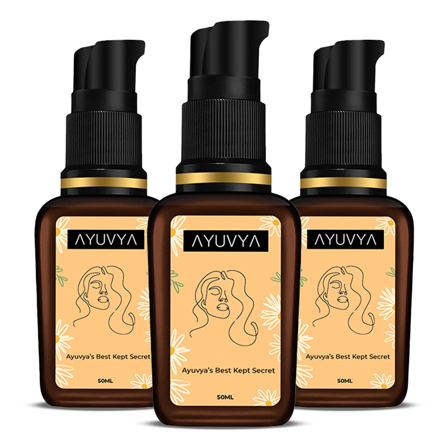 Ayuvya Ayurvedic Women Massage Oil for Women, Natural Herbal, No Paraben & Chemical, 50ml
