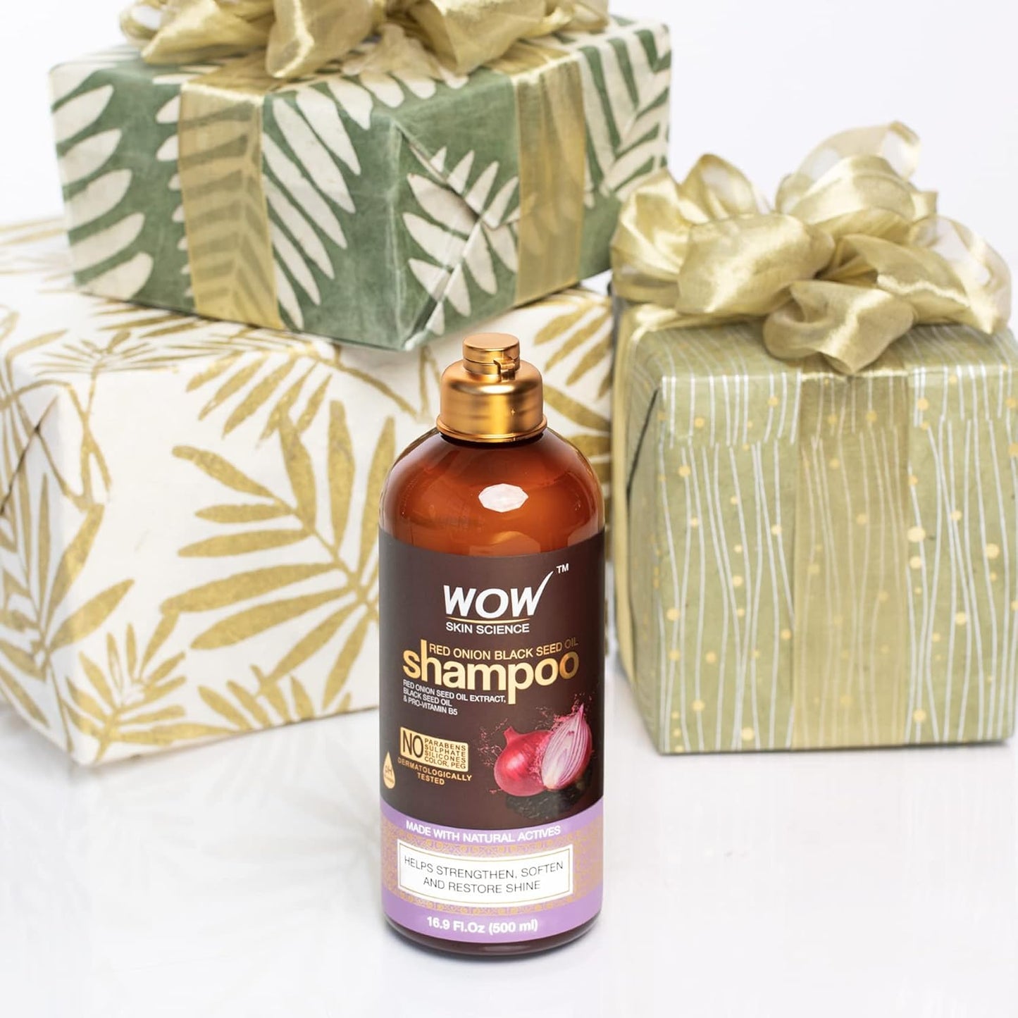 WOW Red Onion Black Seed Oil Shampoo: 500 ml