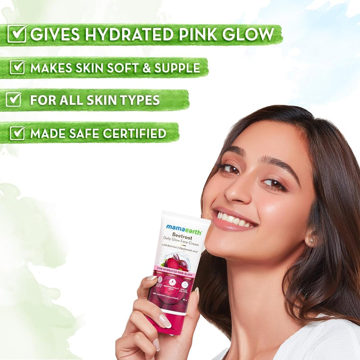 Mamaearth Beetroot Daily Face Cream: 80 g