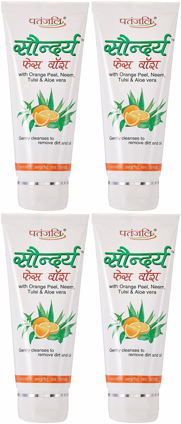 Patanjali Saundarya Face Wash: 60g, Pack of