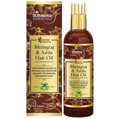 Oriental Botanics Bhringraj & Amla Hair Oil: 200 ml
