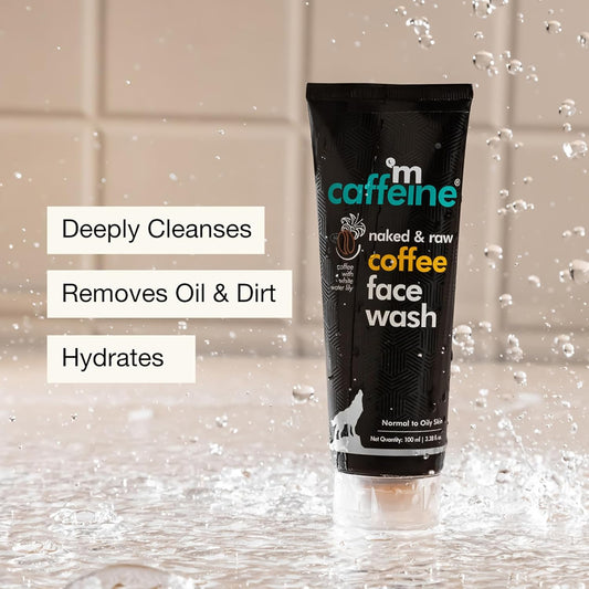 mCaffeine Oil Control Coffee Face Wash: Aloe Vera, 100 ml