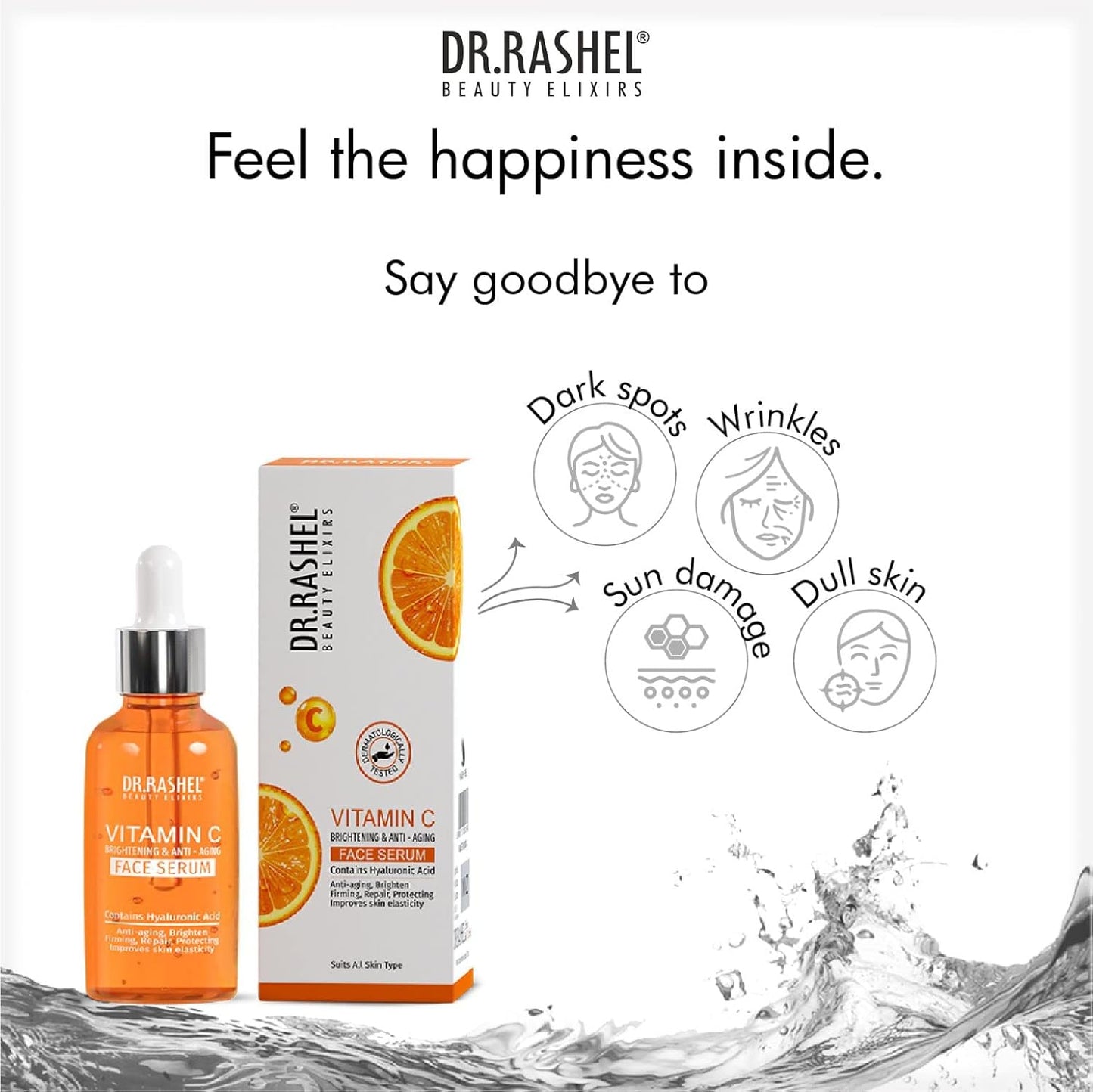 Dr Rashel Brightening Vitamin C Face Serum: 20%, 10 ml