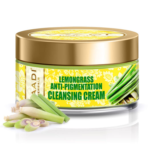 Vaadi Herbals Lemongrass Anti?Pigmentation Herbal Facial Cleansing Creams All Natural