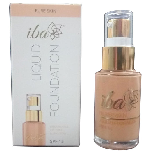 Iba Halal Care Pure Skin Liquid Foundation, Ivory Fair