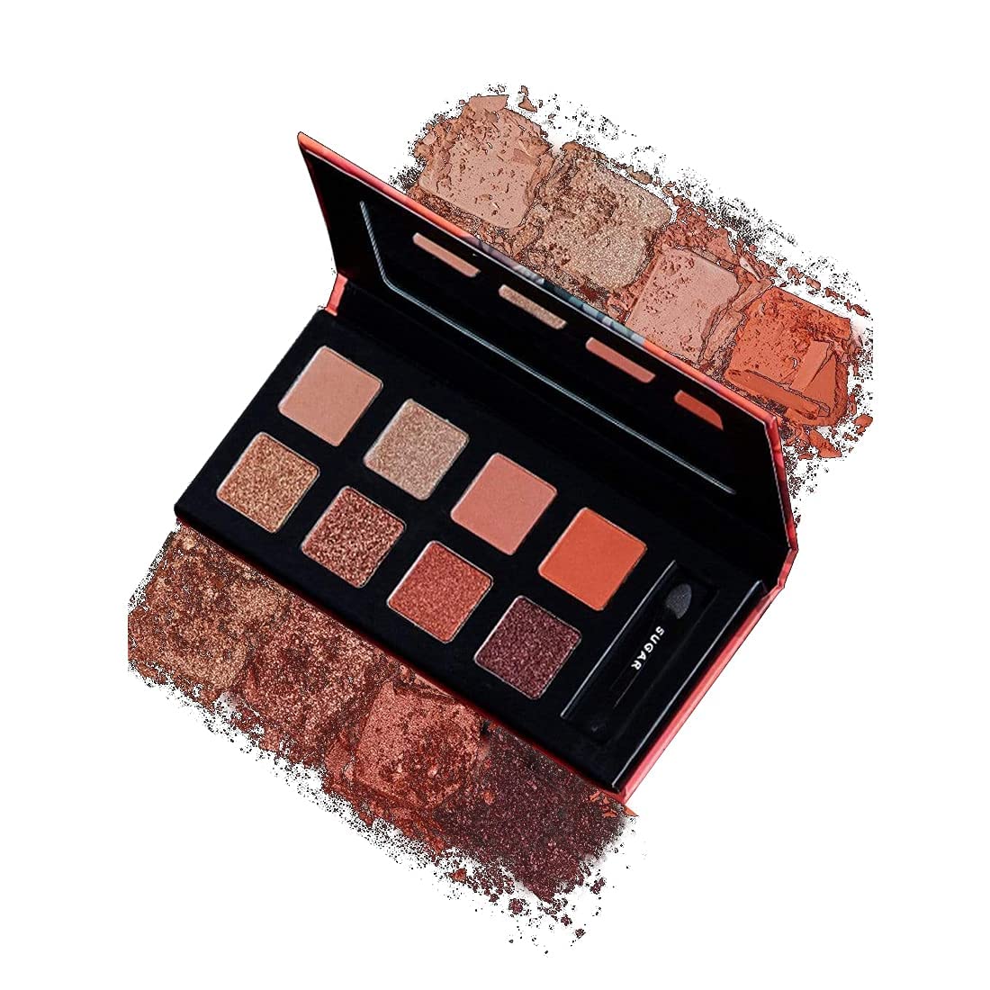 SUGAR Cosmetics Blend The Rules Eyeshadow Palette: 01 Flawless - 8 Warm Neutral Shades,