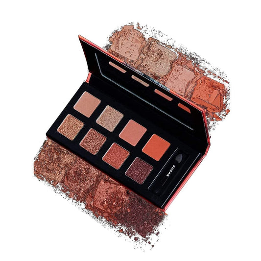SUGAR Cosmetics Blend The Rules Eyeshadow Palette: 01 Flawless - 8 Warm Neutral Shades,