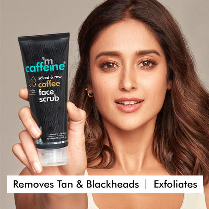 mCaffeine Espresso Coffee & Walnut Face Scrub: 75 g