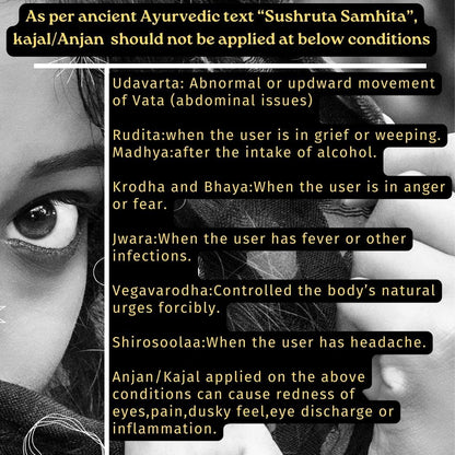 TATSAT Ayurvedic Kajal Pencil: Triphala Soot