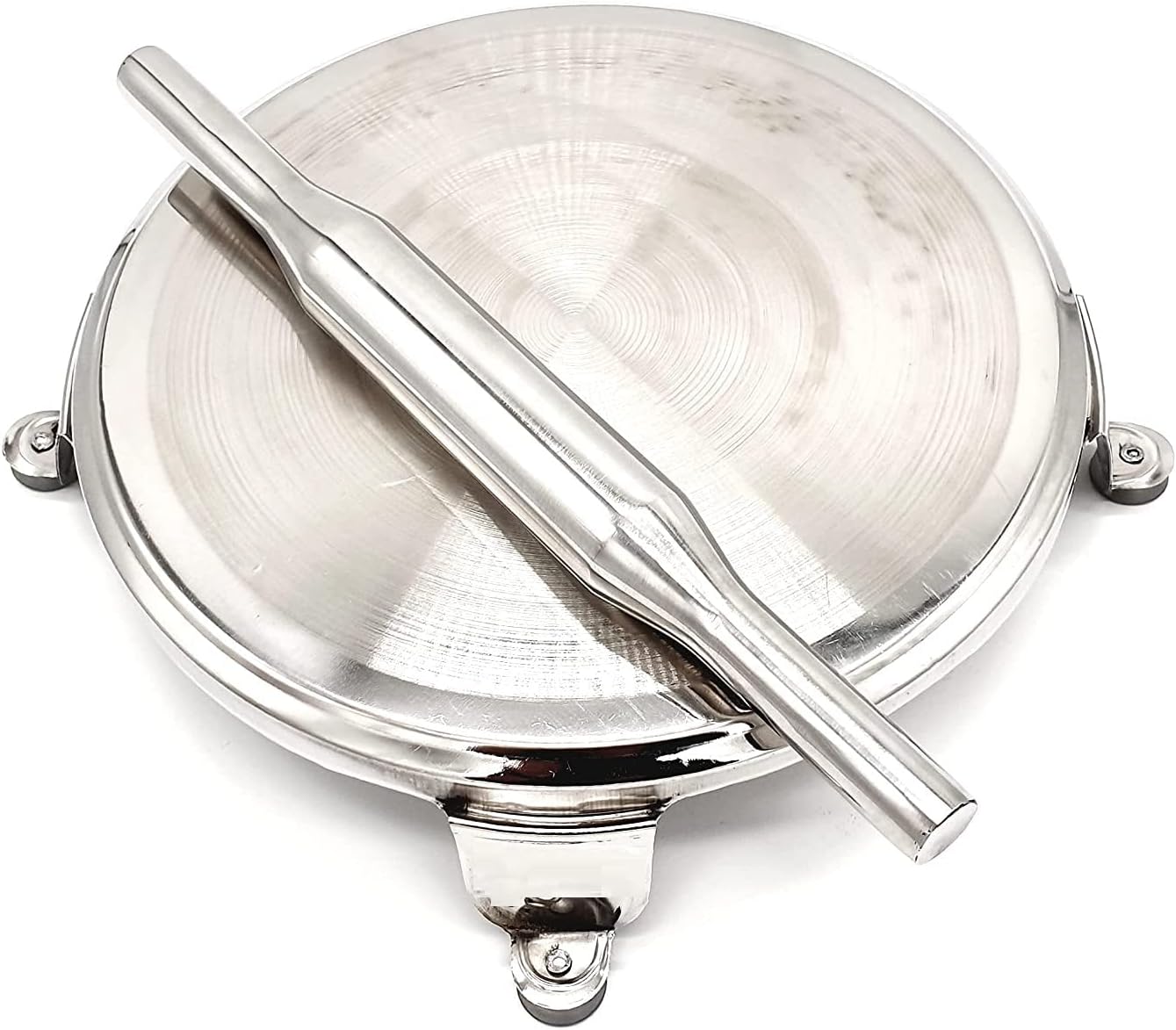 iKonbi Chakla Belan Set – Stainless Steel, Classic Heavy,