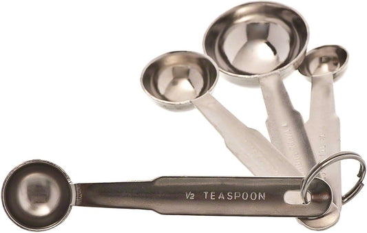 iKonbi Stainless Steel Set of- 4 Measuring Spoons 13.5 x 2 x 4.5