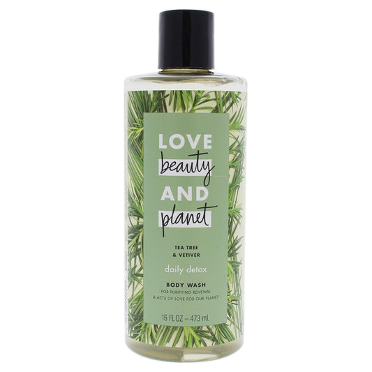 Love Beauty and Planet Body Wash: Tea Tree & Vetiver, 400