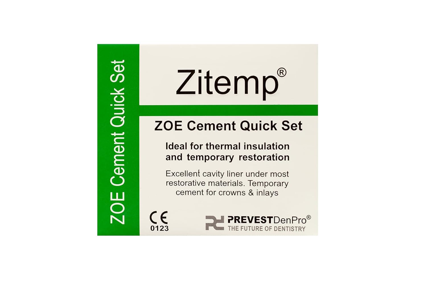 New Dental Prevest Zitemp Quick IRM Zinc Oxide Eugenol Temporal Cement 20g+10ml