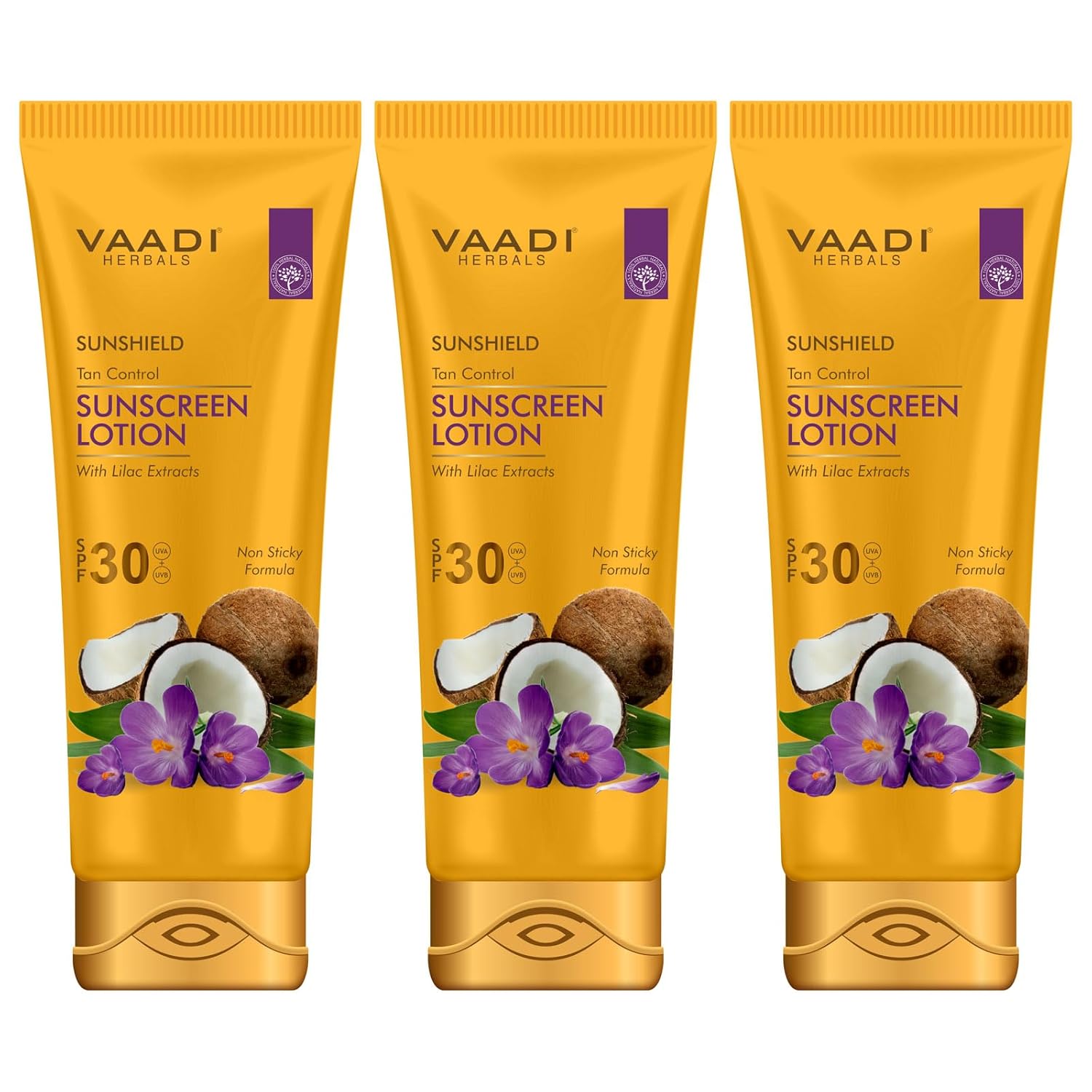 Vaadi Herbals Sunscreen Lotion – SPF-30, 110 g, Pack of