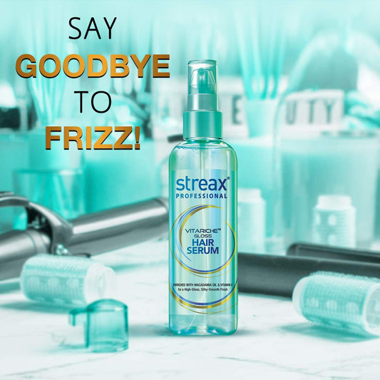 Streax Professional Vitariche Gloss Hair Serum: 100ml, Pack of