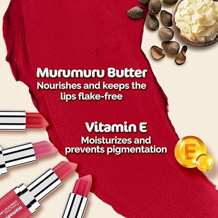 Mamaearth Creamy Matte Long Stay Lipstick- 4.2g (Rose Nude)