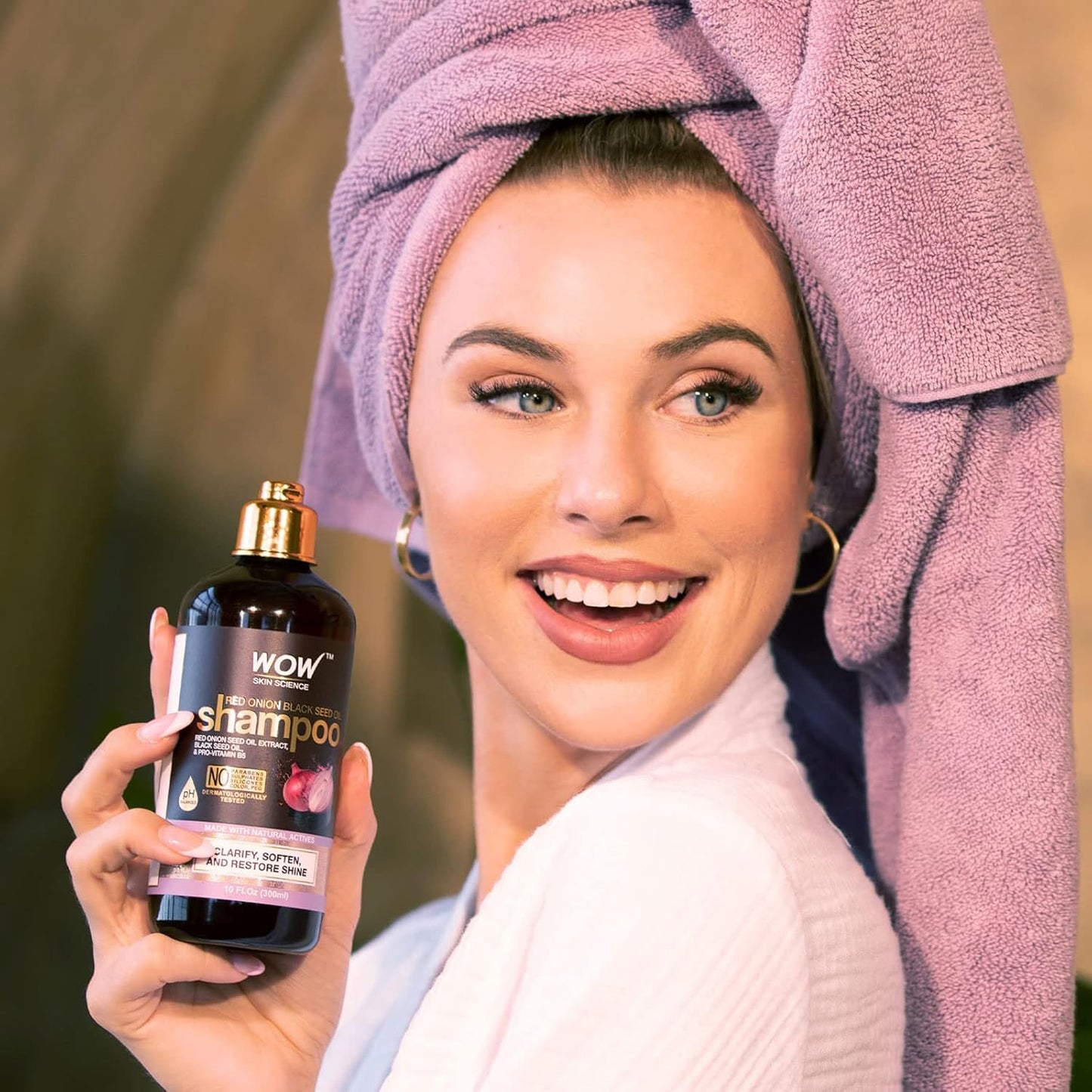 WOW Red Onion Black Seed Oil Shampoo: 300 ml