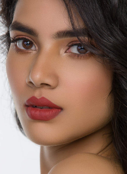 SUGAR Cosmetics Matte As Hell Crayon Lipstick: 19 Emma Woodhouse (Earthy Brown)