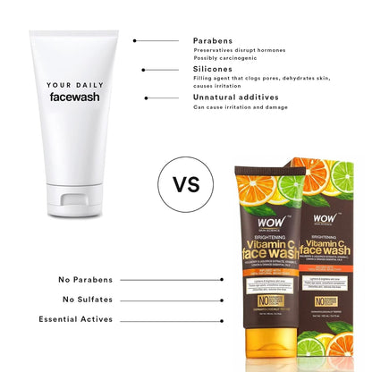 WOW Vitamin C Face Wash: 100 ml