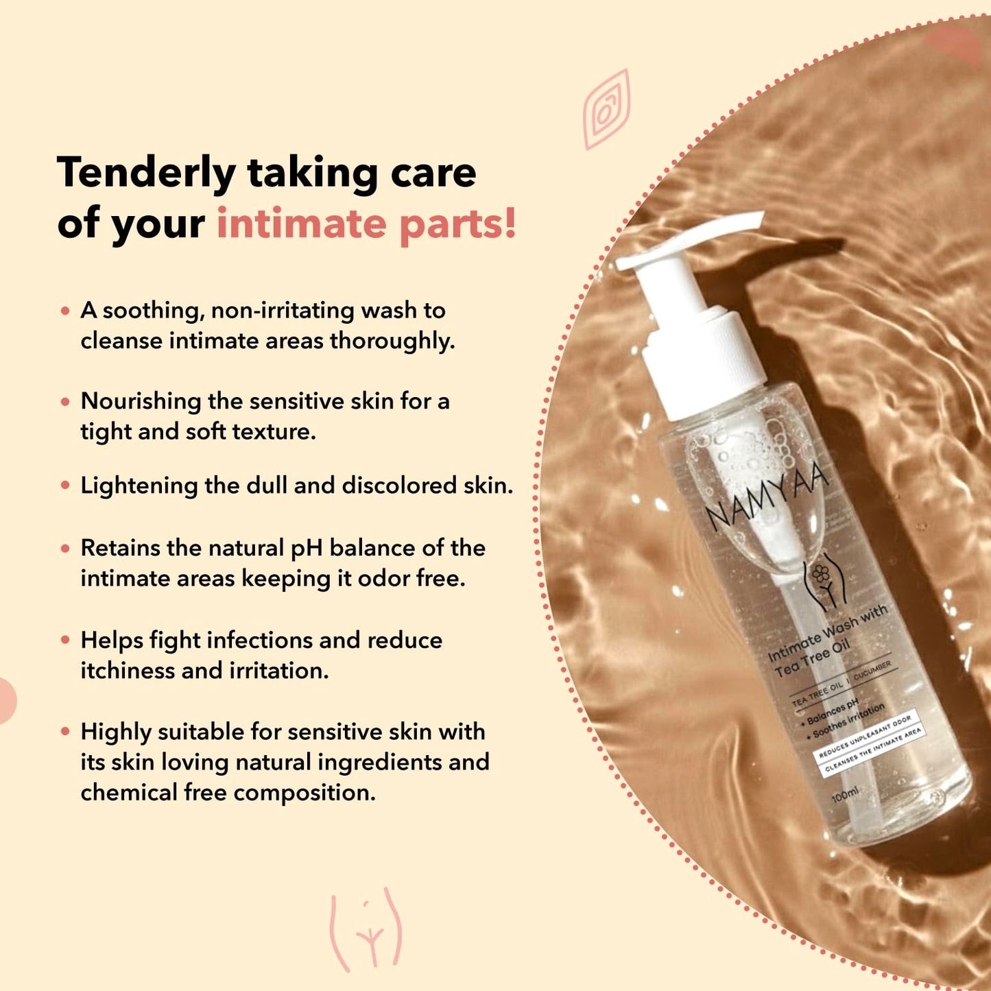 Intimate Hygiene Wash: Tea Tree, 100 ml