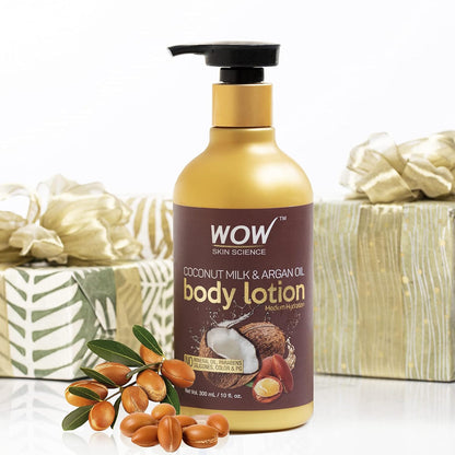WOW Coconut Milk & Argan Oil Moisturizing Body Lotion: 300 ml