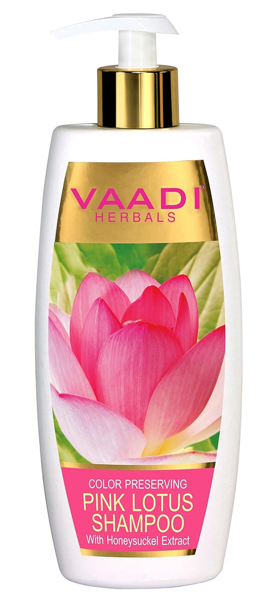 Vaadi Herbals Lotus with Honeysuckle Extract Shampoo ★ Color Preserving Shampoo ★ ALL