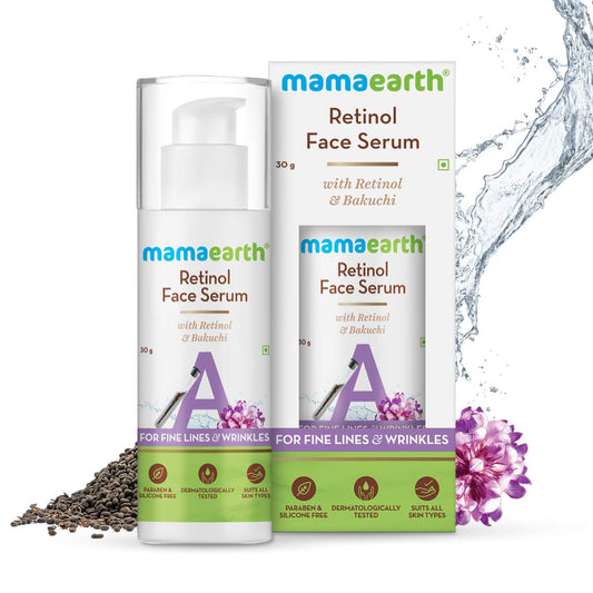 Mamaearth Retinol Face Serum: Retinol & Bakuchi, 30 g