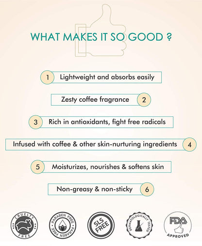 mCaffeine Coffee Hand Cream: Almond Oil & Shea Butter, 50 ml