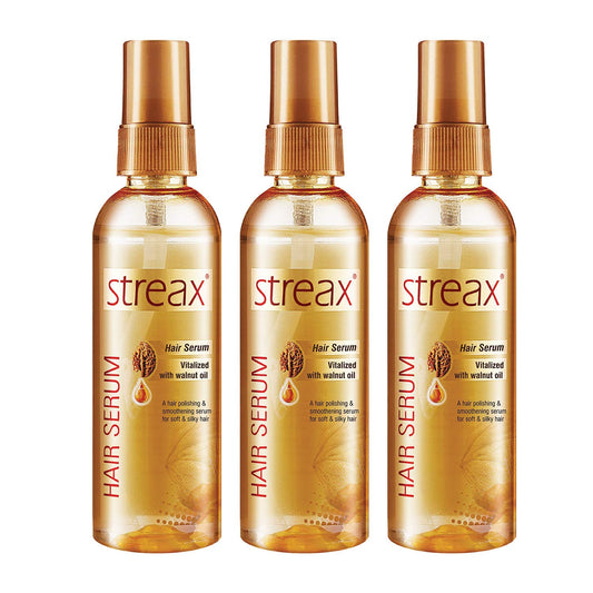 Streax Hair Serum: Walnut Oil, Soft & Silky,