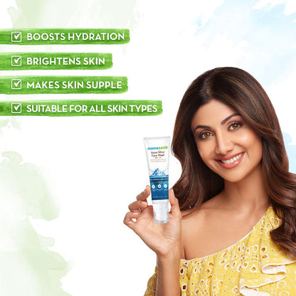 Mamaearth Aqua Glow FaceWash With Himalayan Thermal Water and Hyaluronic Acid for Intense Hydration 100ml