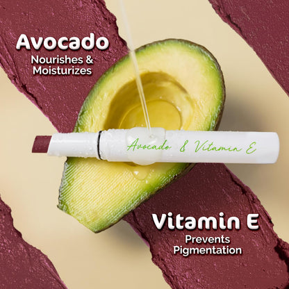 Mamaearth Moisture Matte Lipstick: 02 Plum Punch, Avocado Oil & Vitamin E, 2 g