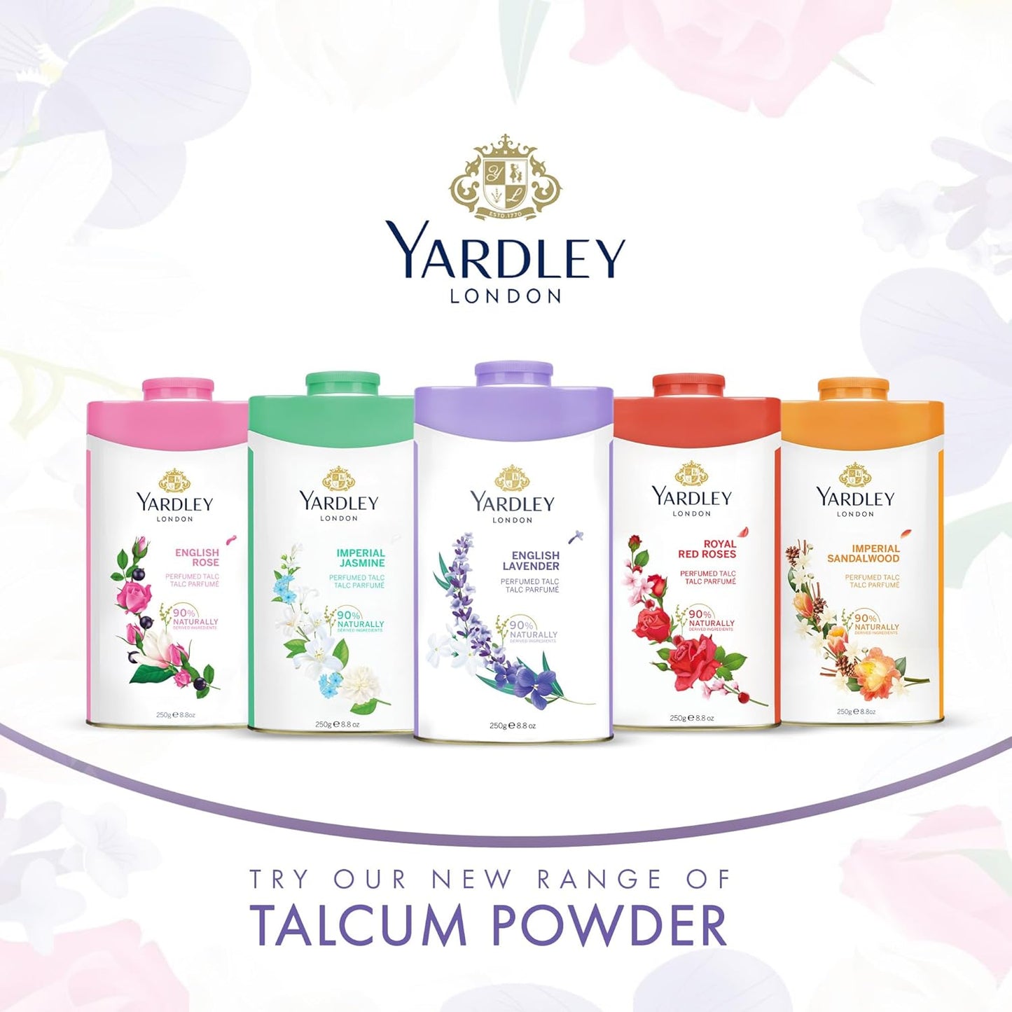 Yardley English Lavender Talc: 100 g