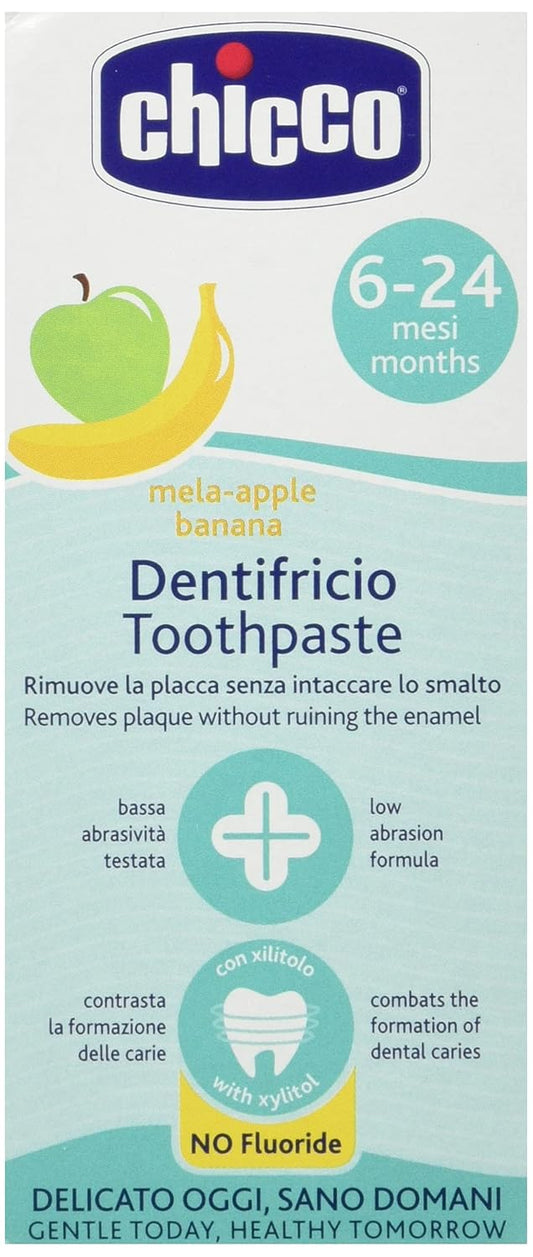 Chicco Toothpaste: Apple & Banana, 50 ml