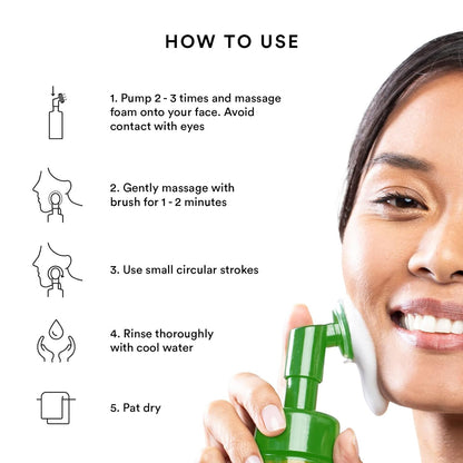 WOW Aloe Vera Face Wash: With Brush, 100 ml
