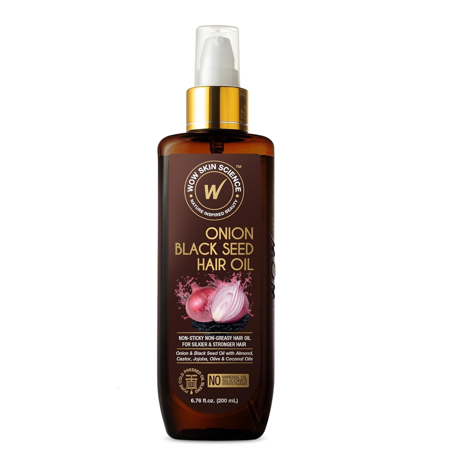WOW Onion Black Seed HairOil: 200