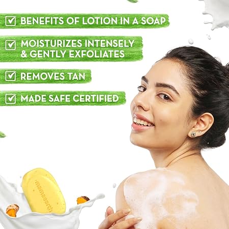 Mamaearth Ubtan Moisturizing Lotion Soap: Pack of 8, 125 g each